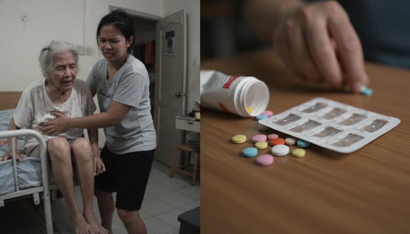 The reality of inadequate nursing home care - elderly patient with untrained caregiver and mismanaged medications